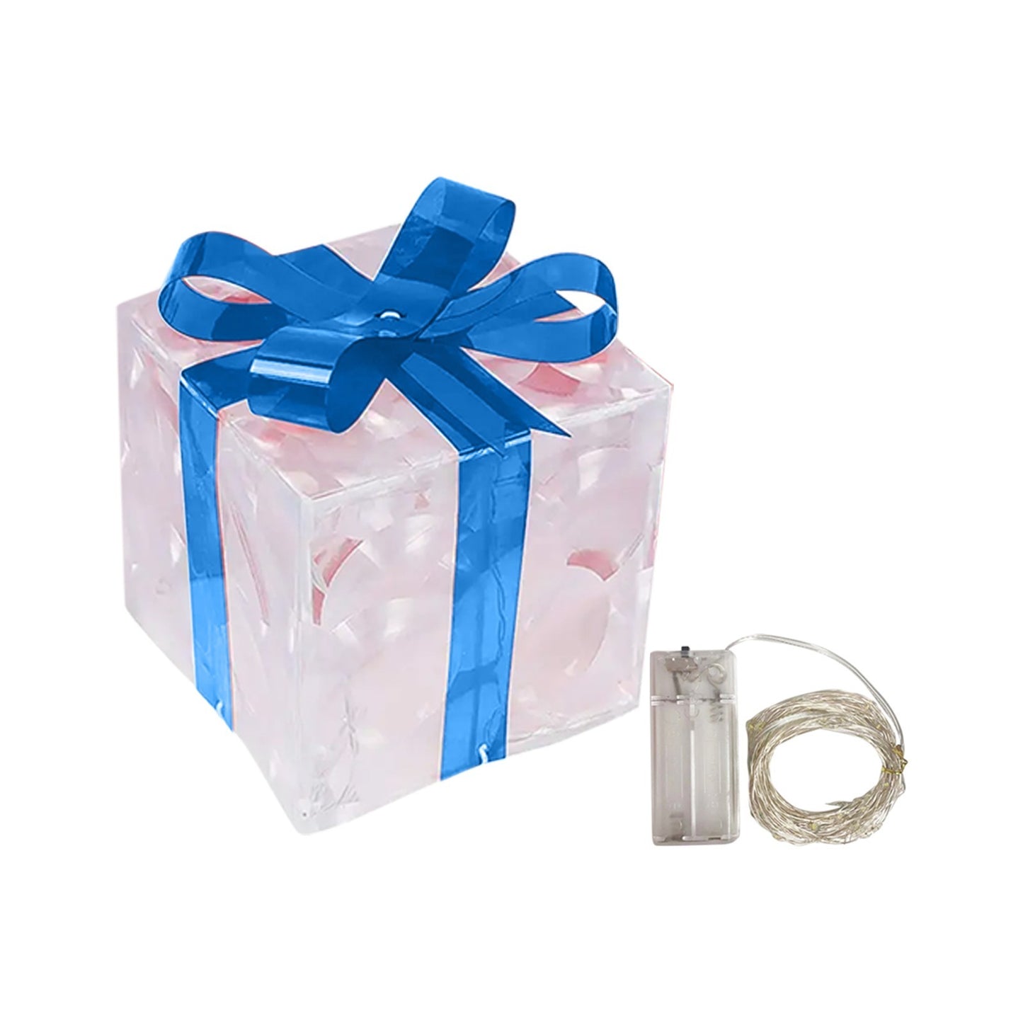 Leuchtende Weihnachtsgeschenkbox