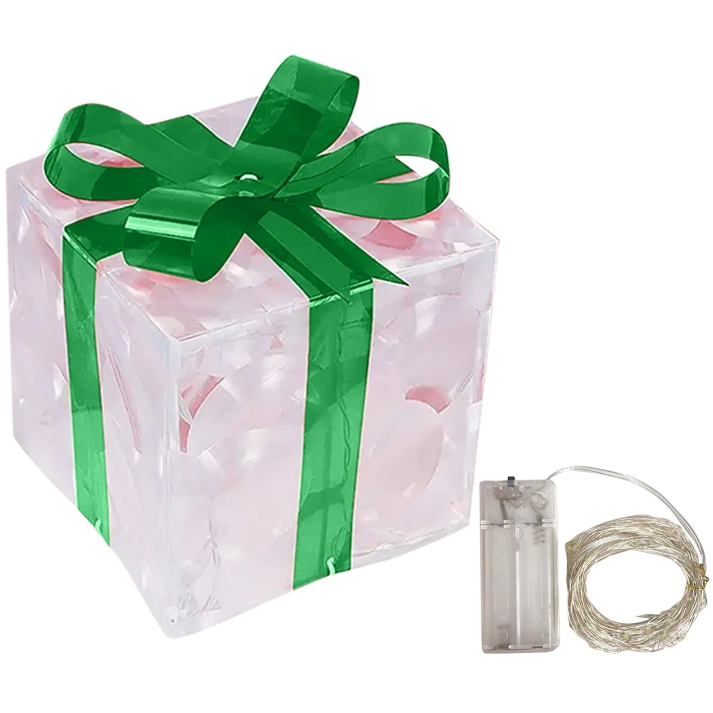 Leuchtende Weihnachtsgeschenkbox