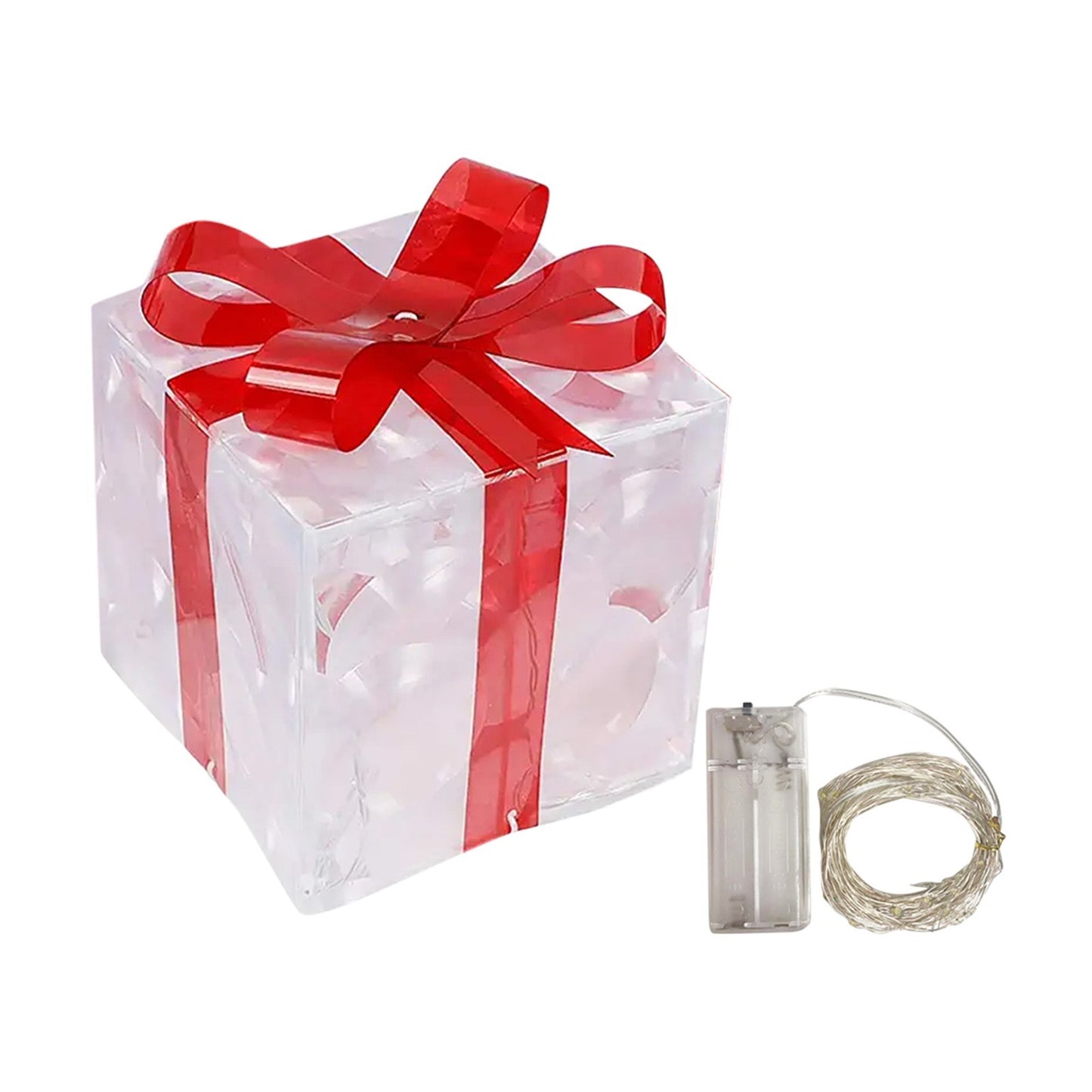 Leuchtende Weihnachtsgeschenkbox