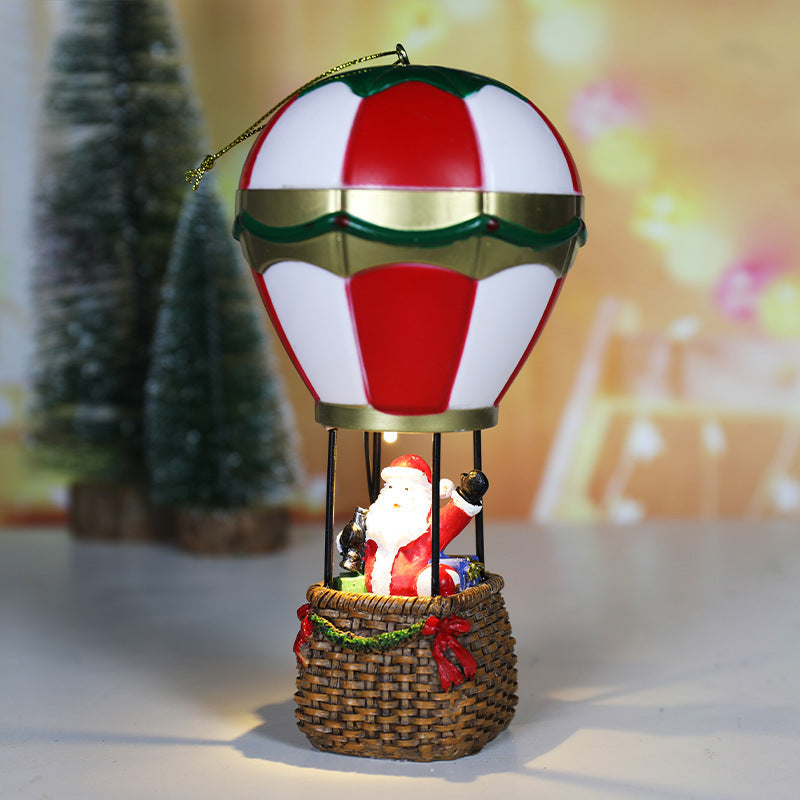 Leuchtender Weihnachts Schneemann