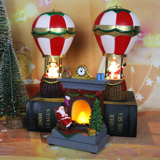 Leuchtender Weihnachts Schneemann