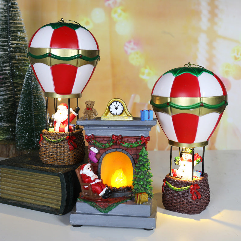 Leuchtender Weihnachts Schneemann